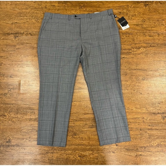 Lauren Ralph Lauren Other - Lauren Ralph Lauren UltraFlex Gray Plaid Wool Blend Classic Dress Pant Men 44x30